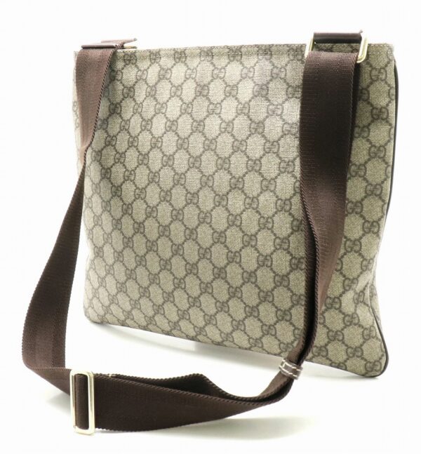 11840366 1 Gucci GG Supreme Shoulder Bag Beige Brown