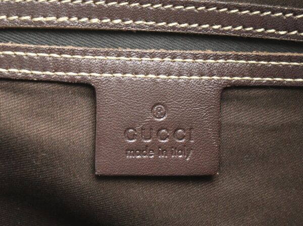 11840366 7 Gucci GG Supreme Shoulder Bag Beige Brown