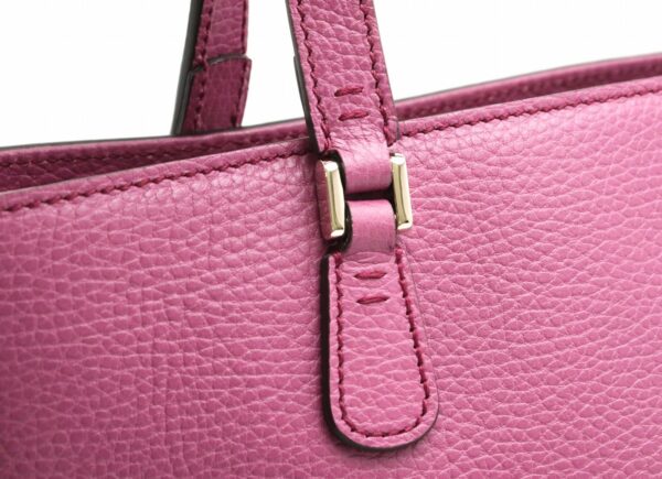 11840436 6 Gucci Interlocking G Tote Bag Leather Purple