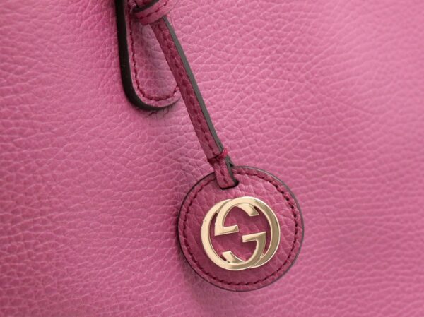 11840436 7 Gucci Interlocking G Tote Bag Leather Purple