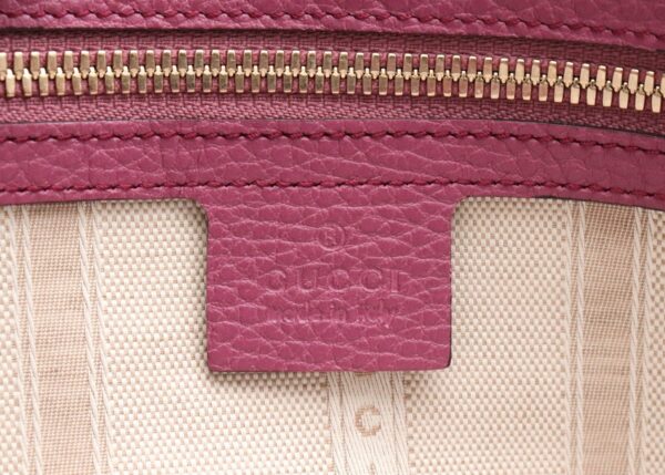 11840436 8 Gucci Interlocking G Tote Bag Leather Purple