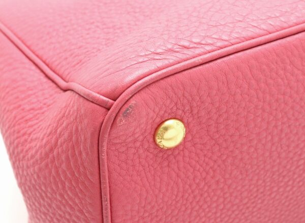 11840459 2 Prada Vit Daino 2WAY Shoulder Bag Leather Peonia Pink