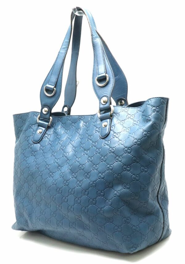 11840914 1 Gucci Guccisima Leather Tote Bag Blue