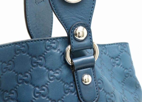 11840914 6 Gucci Guccisima Leather Tote Bag Blue