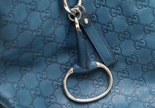 11840914 7 Gucci Guccisima Leather Tote Bag Blue