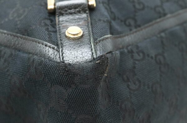 11841134 2 Gucci Abbey GG Tote Bag Black