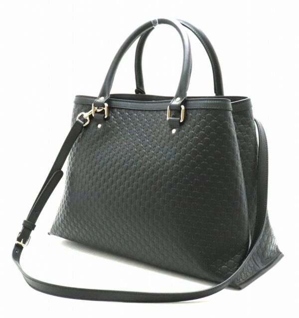 11841182 1 Gucci Micro Guccisima 2WAY Shoulder Bag Black