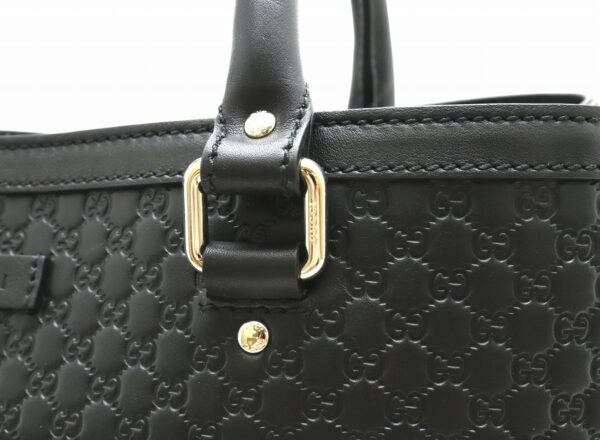 11841182 5 Gucci Micro Guccisima 2WAY Shoulder Bag Black