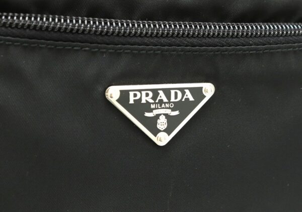 11841615 7 Prada Vela Sport Shoulder Bag Nylon Leather Nero Black