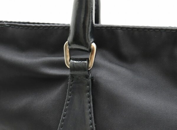 11850646 6 Prada Tote Bag Nylon Leather Nero Black