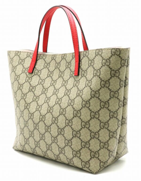 11850778 1 Gucci Line GG Supreme Ribbon Handbag Khaki