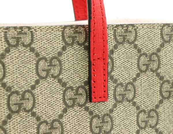 11850778 6 Gucci Line GG Supreme Ribbon Handbag Khaki