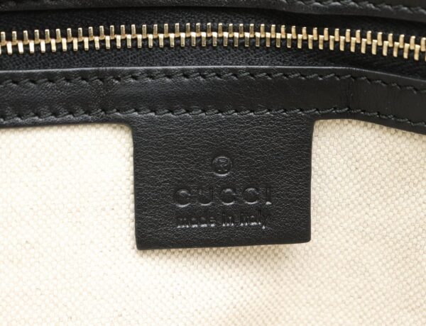 11851325 8 Gucci Micro Guccisima Tote Bag Enamel Black