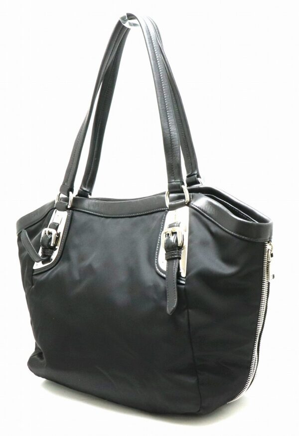 11851351 1 Prada Tote Bag Nylon Leather Nero Black