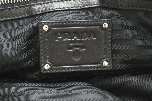 11851351 8 Prada Tote Bag Nylon Leather Nero Black