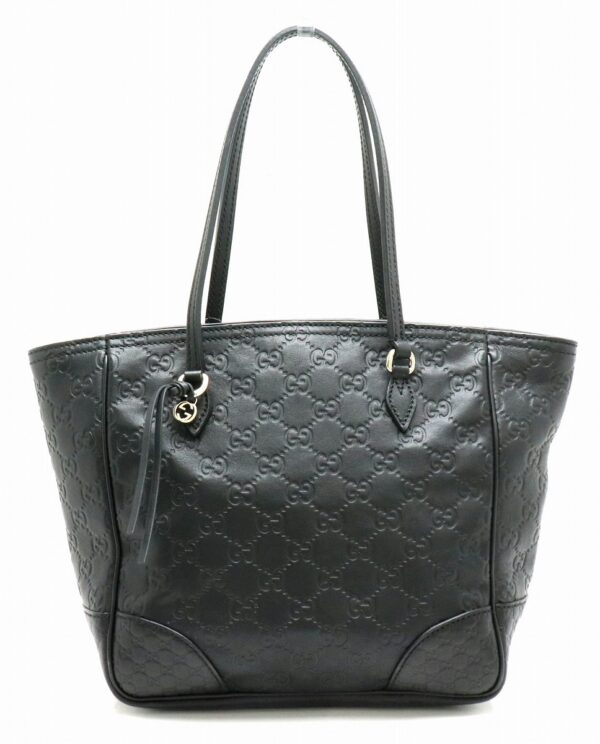 11851353 Gucci Guccisima Tote Bag Leather Black