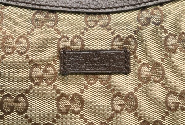 11860354 8 Gucci GG Shoulder Bag Leather Khaki