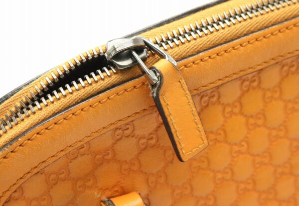 11860356 5 Gucci Micro Guccisima Handbag Leather Orange