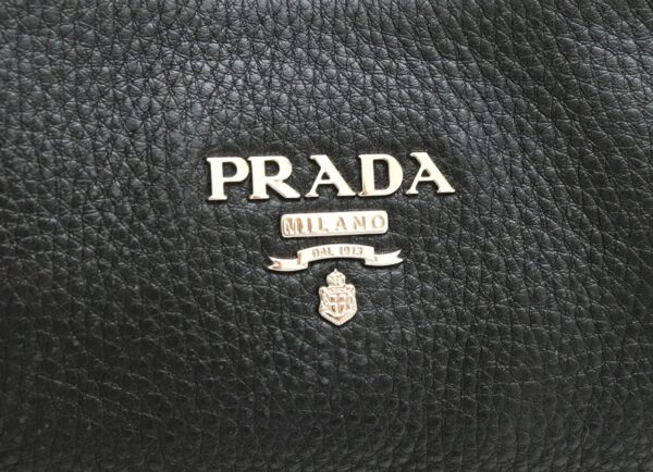 11860364 8 Prada Shoulder Bag Leather Black