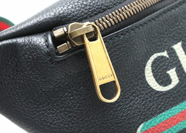 11860515 5 Gucci Gucci Print Belt Bag Leather Black