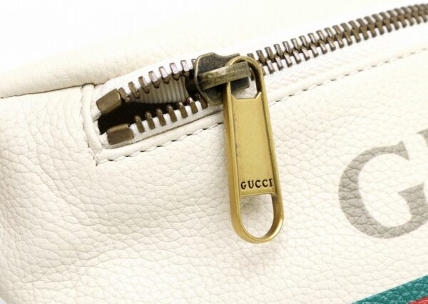 11860517 5 Gucci Gucci Print Belt Bag Leather Ivory