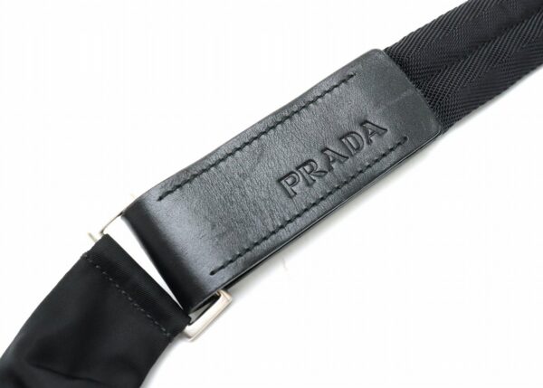 11860698 3 Prada Body Bag Nylon Leather Nero Black