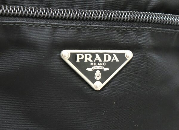 11860708 7 Prada Shoulder Bag Without Gusset Nylon Nero Black