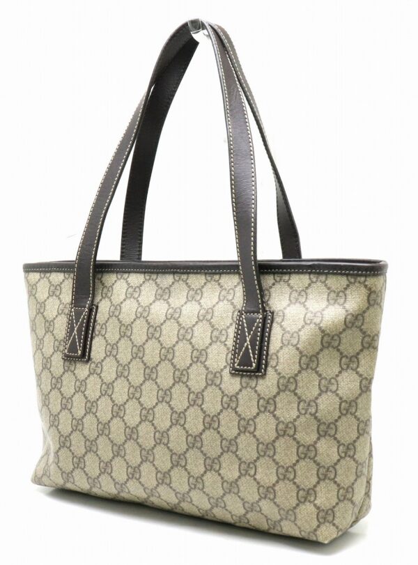 11861356 1 Gucci GG Supreme Tote Bag Shoulder Khaki