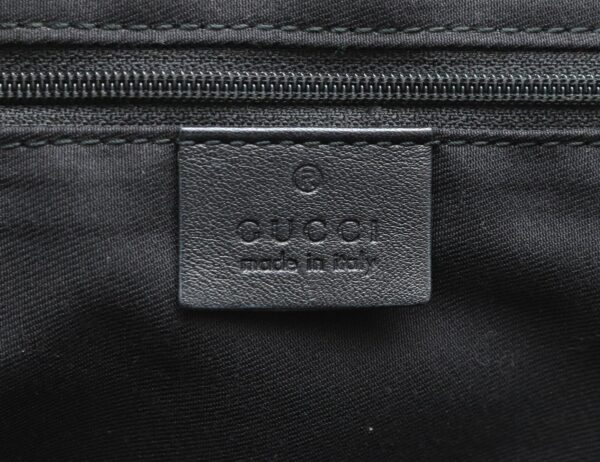 11861444 8 Gucci GG Tote Bag Shoulder Leather Black