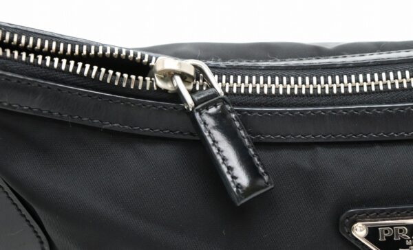 11861485 5 Prada Shoulder Bag Nylon Leather Nero Black