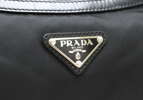 11861485 8 Prada Shoulder Bag Nylon Leather Nero Black