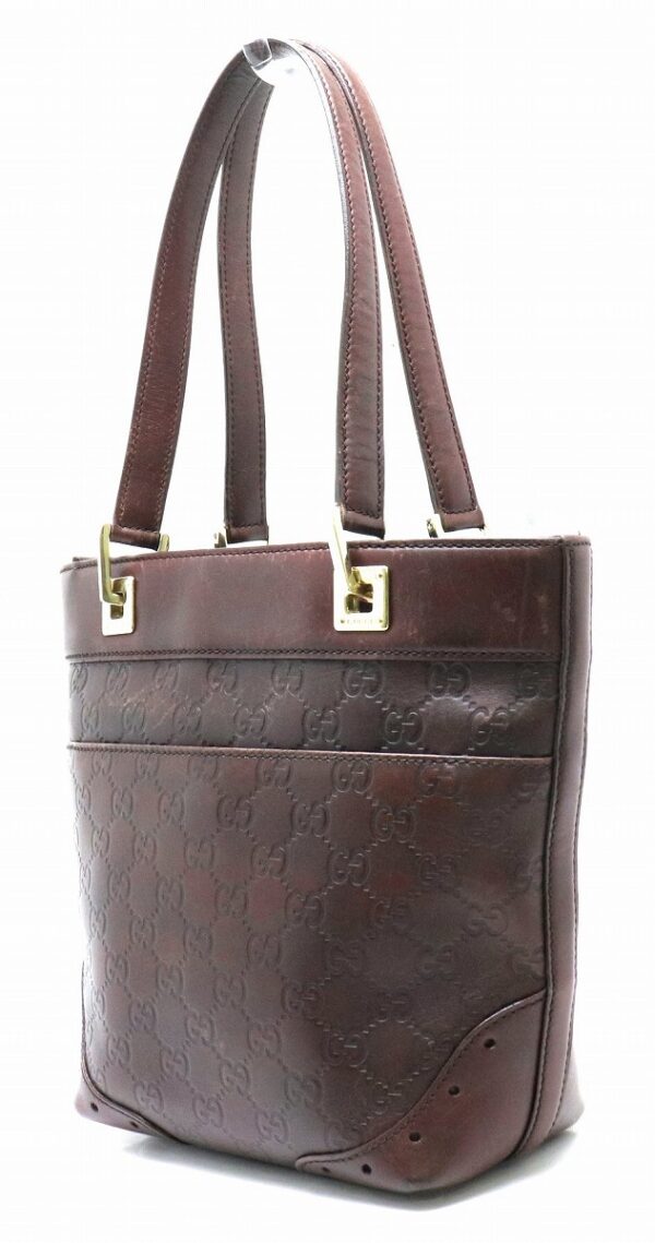 11861650 1 Gucci Guccisima Horsebit Leather Tote Bag Brown