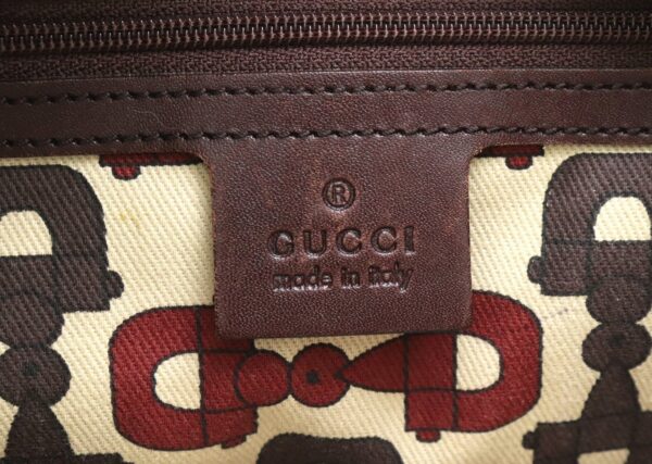 11861650 8 Gucci Guccisima Horsebit Leather Tote Bag Brown