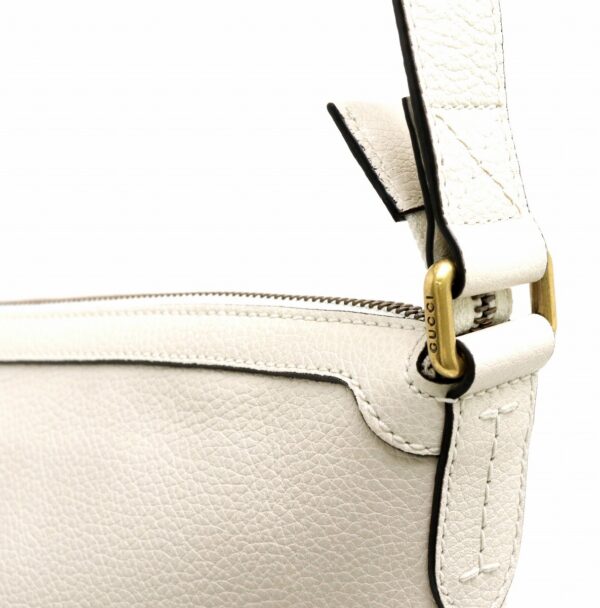 11870133 6 Gucci Print Half Moon Hobo Shoulder Bag Leather Ivory