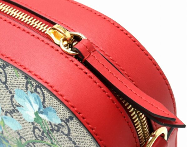 11870148 5 Gucci GG Blooms Chain Shoulder Bag Leather Red