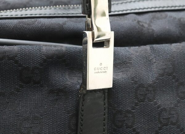 11870227 6 Gucci GG Tote Bag Leather Black