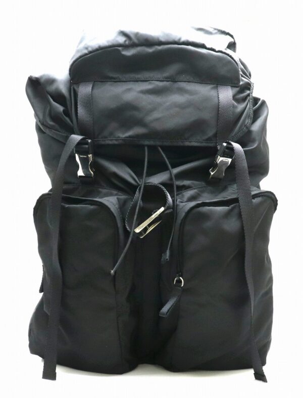 11870258 Prada Backpack Day Bag Nylon Black