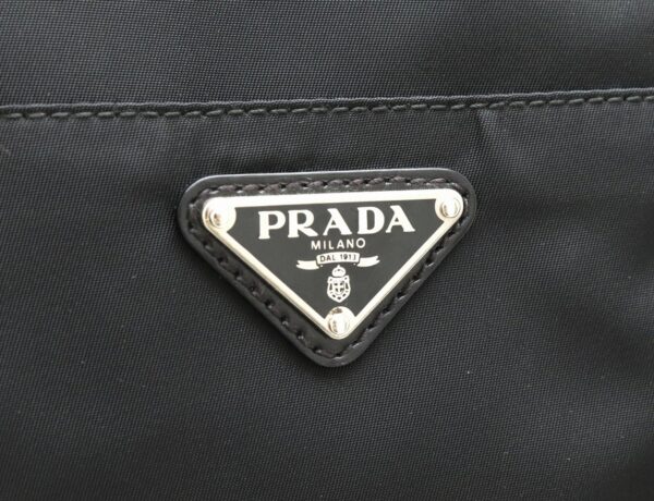 11870275 8 Prada Handbag 2WAY Crossbody Nylon Leather Nero Black