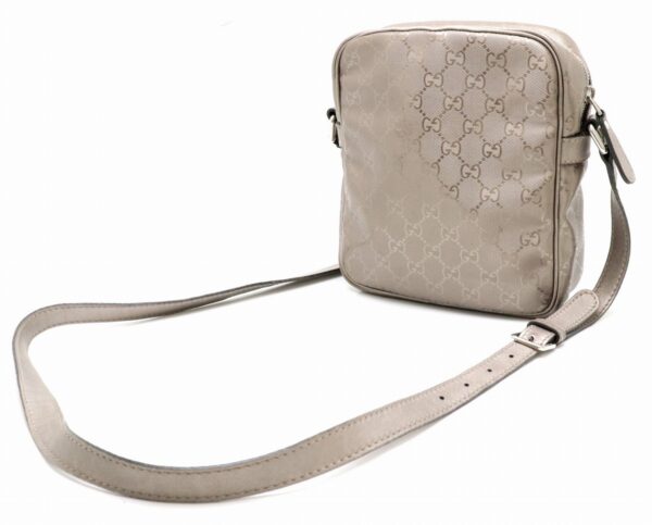 11870278 1 Gucci GG Implement Crossbody Bag Leather Metallic Mauve