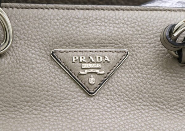 11870664 8 Prada 2WAY Shoulder Bag Soft Calf Leather Argilla Greige