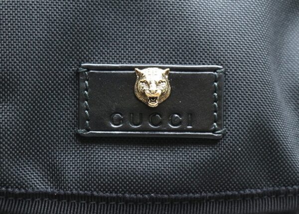 11870925 8 Gucci Techno Backpack Nylon Leather Black