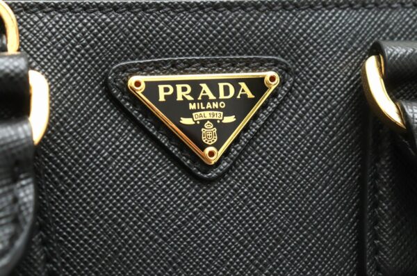 11880906 8 Prada Mini Handbag 2WAY Saffiano Leather Nero Black