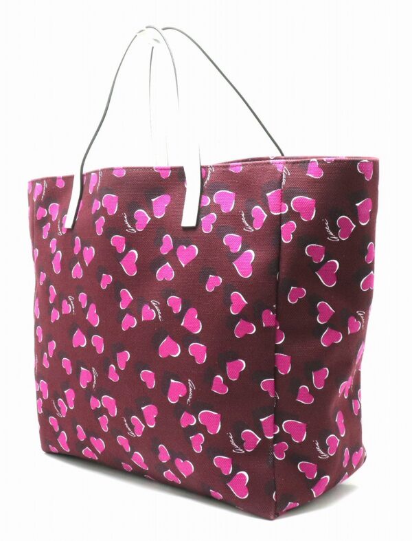 11881408 1 Gucci Heart Motif Tote Bag Leather Pink Bordeaux