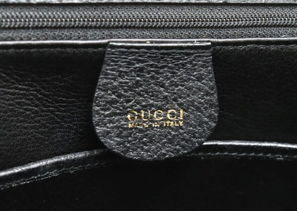 11881410 8 Gucci Bamboo Handbag Crossbody Bag 2way Black