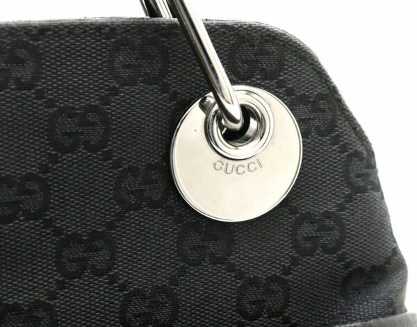 11881541 6 Gucci GG Shoulder Tote Bag Leather Black