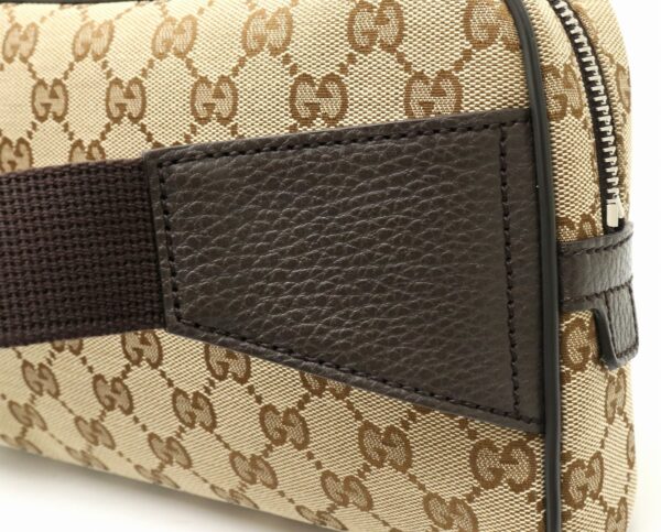 11881608 6 Gucci GG Body Bag Waist Bag Leather Khaki Beige