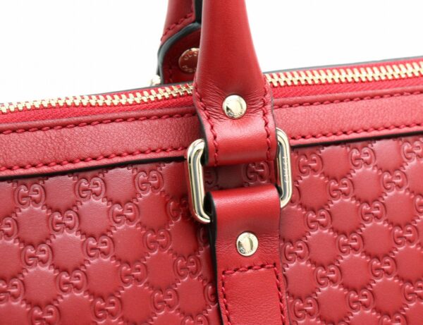 11881772 6 Gucci Micro Guccisima Tote Bag 2way Leather Red