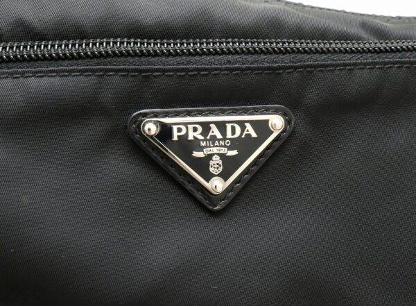 11890781 8 Prada Nylon Shoulder Bag Crossbody Leather Black