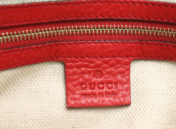 11891307 8 Gucci Soho Interlocking G Tote Bag Fringe Leather Red