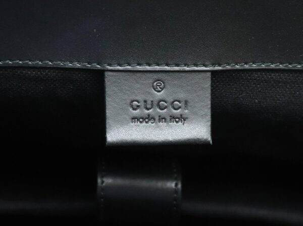 11891311 8 Gucci Soft GG Supreme Backpack Leather Black Gray Red Navy